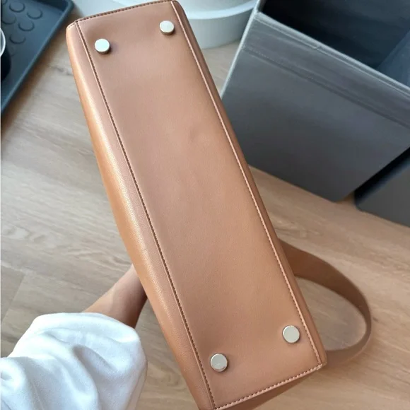 Calpak Haven 16" Laptop Tote Bag in Toffee - Picture 7 of 11